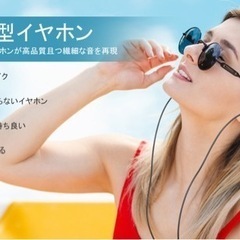 イヤホン 有線 カナル型 ハイレゾ イヤフォン カナル型イヤホン 重低音の画像