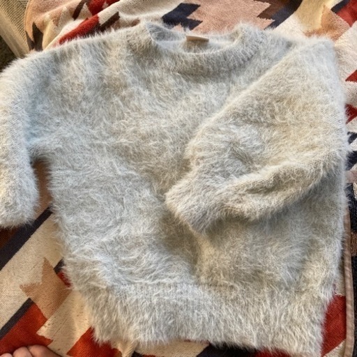 petit mainシャギーニット