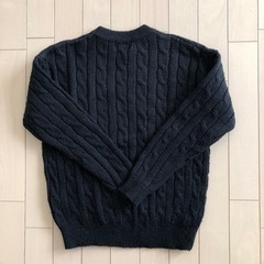 repipi armario 黒ケーブルニットXSの画像