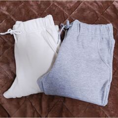 無料　GU　スウェット　S　グレー&ホワイト　2点　女性限定　取...