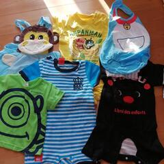 【サイズ60~80】ベビー服　カバーオール3点ほか　アンパンマン...