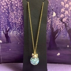 ハーバリウムのネックレス