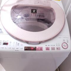 洗濯機シャープSHARP8.0kg2017年式の画像
