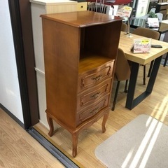 【リサイクルサービス八光　田上店　配達・設置OK】Demain　ドマン　猫脚　アンティークチェストの画像