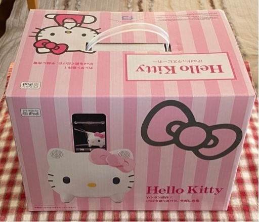 【値下げしました】めちゃかわいい ハローキティ ドックスピーカー【新品未使用】