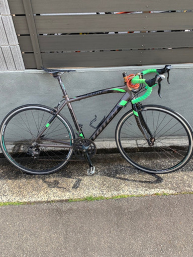 ロードバイク緑