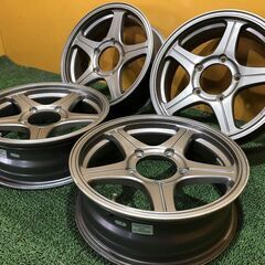 【早い物勝ち】No.731　16インチホイール　ジムニーなど　16×5.5JJ　+22　5穴 　PCD139.7　4本セット