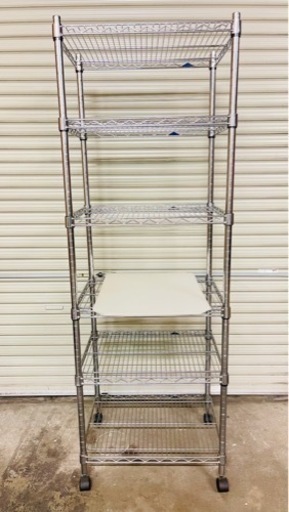 ※値下げ※メタルラック　178×61××46 落下防止　シェルフ付