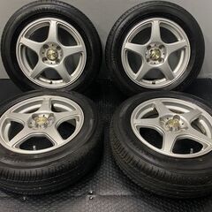 タイヤ走行短め【DURAN MU:TECH 175/65R14】夏タイヤ【Weds Treffer 14インチ 5.5J4HPCD100+39】パッソ ヴィッツ等　(MTE222) クレジットカード QRコード決済可能