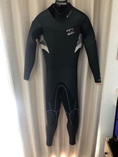 ビラボン　ウエットスーツ　セミドライ　バックジップ