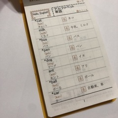 英語単語の画像