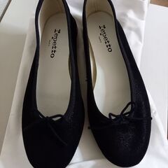 値下げしました！【Repettoレペット】バレエシューズ黒36美品