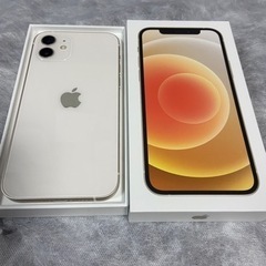 【未使用】アップル iPhone12 64GB ホワイト simロック解除済み