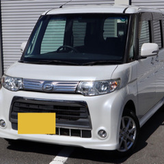 H23 タントカスタムX/後期/検R4.10/フルセグTVナビ/Bカメラ/パワスラの画像