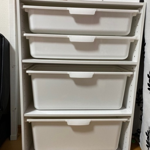 商談中　ニトリ　ワイド　カラーボックス  引き出し付き
