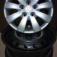 ホンダ車15インチホイールキャップ&鉄ホイール