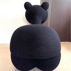 エーロ・アールニオ（Eero Aarnio）ポニーチェア ファブリック仕様 黒の画像