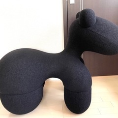 エーロ・アールニオ（Eero Aarnio）ポニーチェア ファブリック仕様 黒の画像