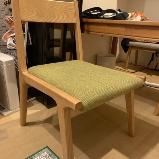 Mota北欧ローダイニングチェア×2脚＋ローダイニングベンチ×1脚セット