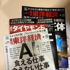 東洋経済2冊　ダイヤモンド1冊　2019年