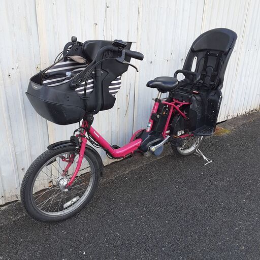受付中}🔴⭐️超特価⭐🔴電動自転車 ヤマハ 20インチ 子供乗せ 中古 040302