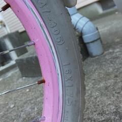 (お渡し決定)子供自転車(補助輪付き)の画像