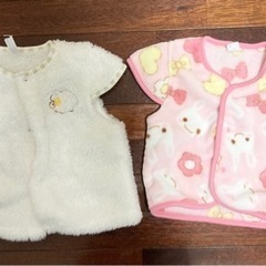 未使用✨80サイズ　ピンクと白の上着💖