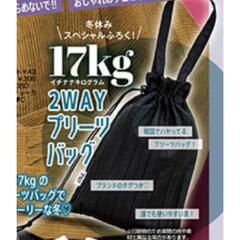 《再値下げしました》17kg 2WAY プリーツバッグ