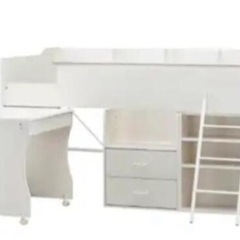 ニトリ　システムベッド　ホワイト