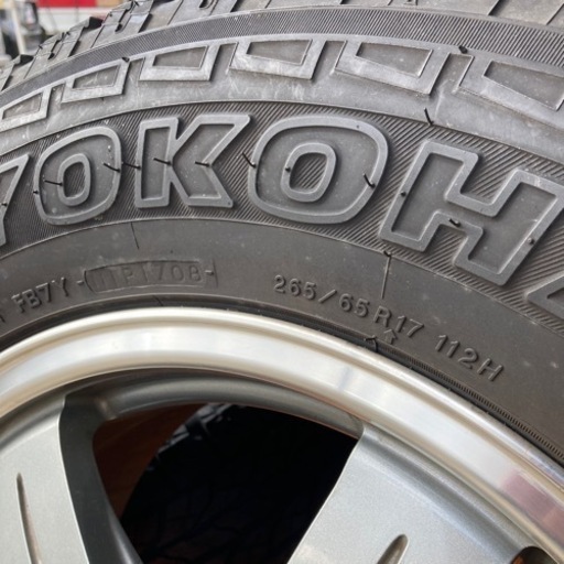 ?265/65R17 ラジアルタイヤアルミセット