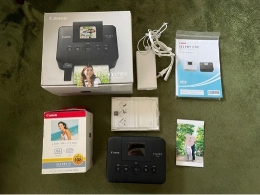 【決まりました】SELPHY CP800 印刷用紙108枚、インク3本付き