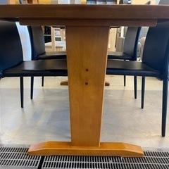 受け渡し予定あり ダイニングテーブル イス 5点セット 卓上テーブル 卓上机 4人用 ブラウン ダークの画像
