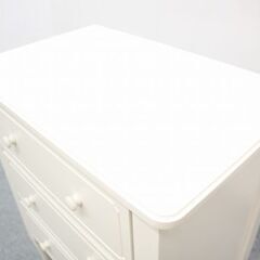 francfranc/フランフラン ミーオ チェスト ホワイト クラシカルデザイン かわいい 幅650ミリ   中古家具 店頭引取歓迎 R5428)の画像