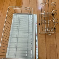 水切りラック、コップ立ての画像