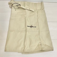 【sold】男女兼用 5ポケット付き ギャルソン エプロン M-L カフェエプロン の画像