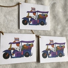 ［新品]タイ雑貨 TUK TUKカード