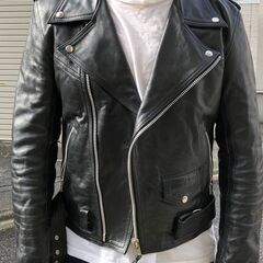 リアルレザージャケット real leather jacket サイズ2(M)