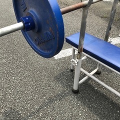 NIPPYOベンチプレスとダンベルの画像