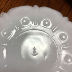 アメリカンヴィンテージのミルクグラス、アンカーホッキングの画像