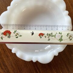 アメリカンヴィンテージのミルクグラス、アンカーホッキングの画像