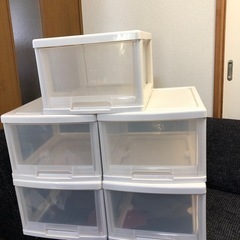 【お譲り先決定】衣装ケース　5個セット