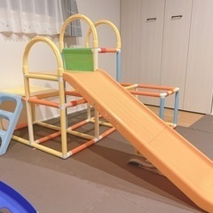【決まりました】すべり台付きジャングルジム