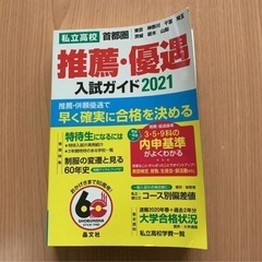 3/11廃棄　首都圏私立高校 推薦・優遇入試ガイド 2021年度用