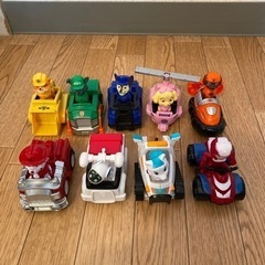 全身タイプ　パウパトロールプルバックカー9個セット