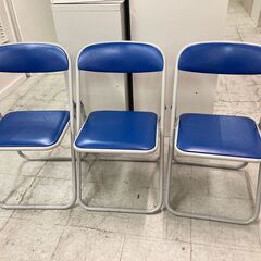 中古　美品　ウチダ　折り畳みパイプ椅子　折りたたみイス  折りた...