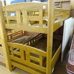 シモオカ　木製宮付2段ベッド【愛品倶楽部柏店】の画像