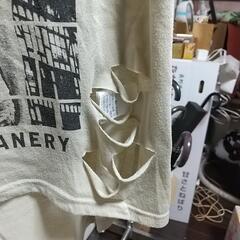ダメージプリントTシャツの画像