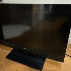 SONY 22インチテレビ　リモコン付き