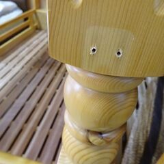 木製2段ベッド　宮・照明付き【愛品倶楽部柏店】の画像
