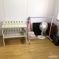 【あげます/引越処分】ハンガーラック★押入れ上段がワードローブに！の画像